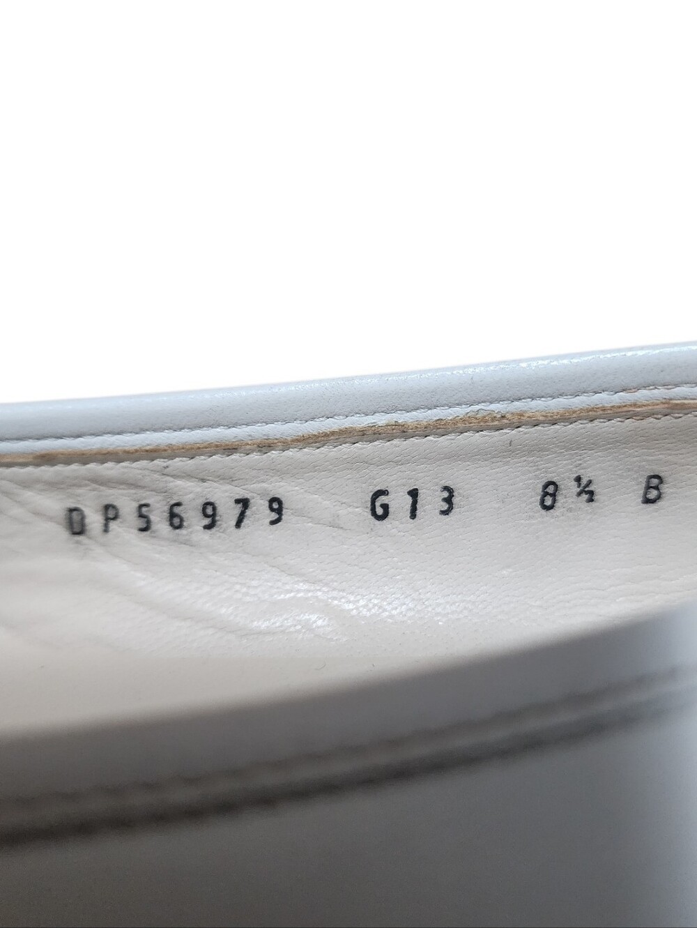 Salvatore Ferragamo Boutique White Leather Loafers Flats 8.5B Italy - Picture 10 of 14
